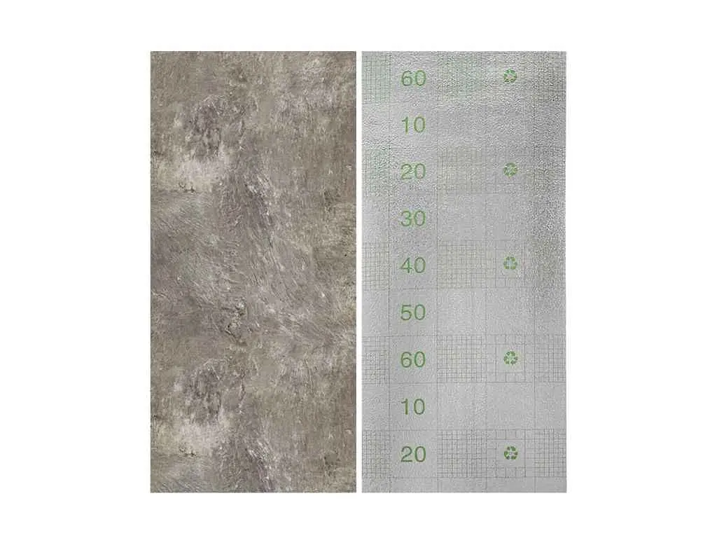 Самоклеюча вінілова плитка в рулоні STICKER WALL 600*3000*2мм Сірий мармур Глянсова SW-00001286 - фото 5