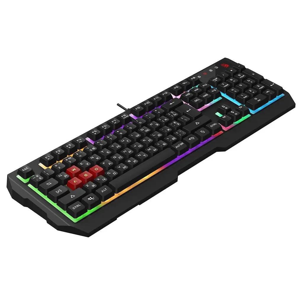 Клавіатура Bloody A4Tech B135N RGB USB Black (B135N (Black)) - фото 4