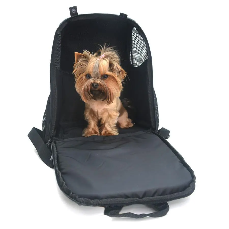 Рюкзак для переноски кошек и собак Zoo-hunt Турист №0 16 х 26 х 30 см красный - фото 7