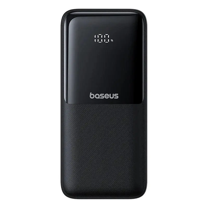 Повербанк Baseus 20000 mAh 22.5W з вбудованими кабелями Type-C та Lightning з LED-дисплеєм і швидкою зарядкою PD/QC - фото 2