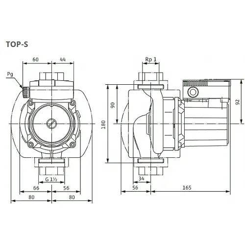 Циркуляционный насос Wilo TOP-S 25/7 DM PN10 (2048321) - фото 2