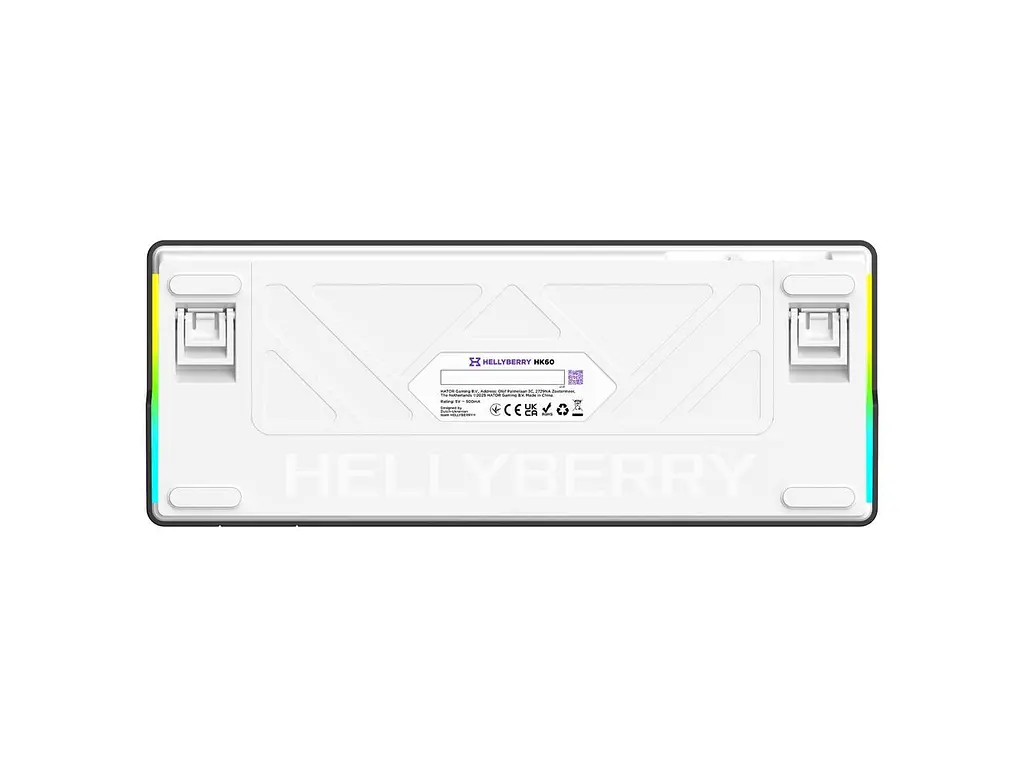 Клавіатура Hator Hellyberry HK60 Білий/Фіолетовий - фото 4