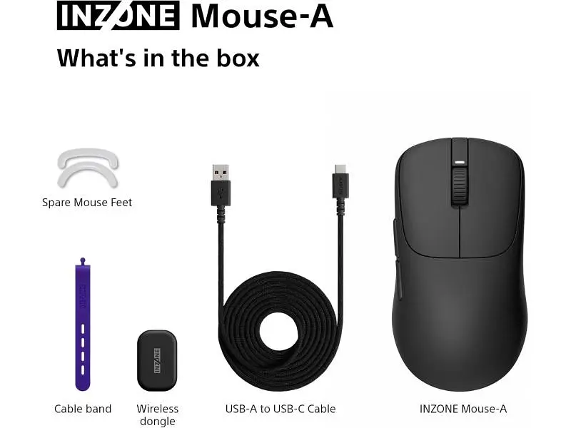 Миша Sony INZONE Wireless (MSEG500B.E) - фото 9