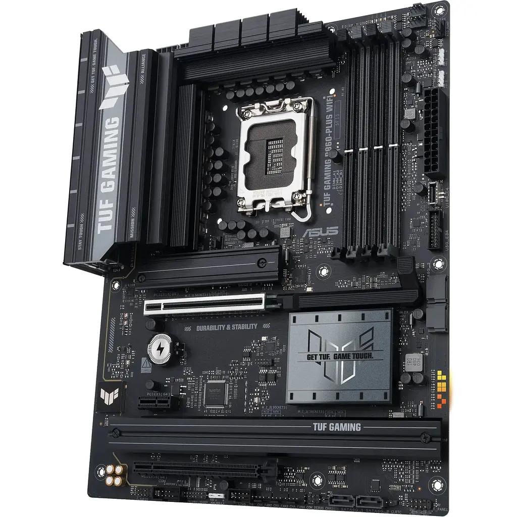 Материнская плата Asus TUF Gaming B860-PLUS WIFI s1851 B860 2xDDR5 M.2 DP HDMI USB Type-C Wi-Fi BT ATX - фото 4