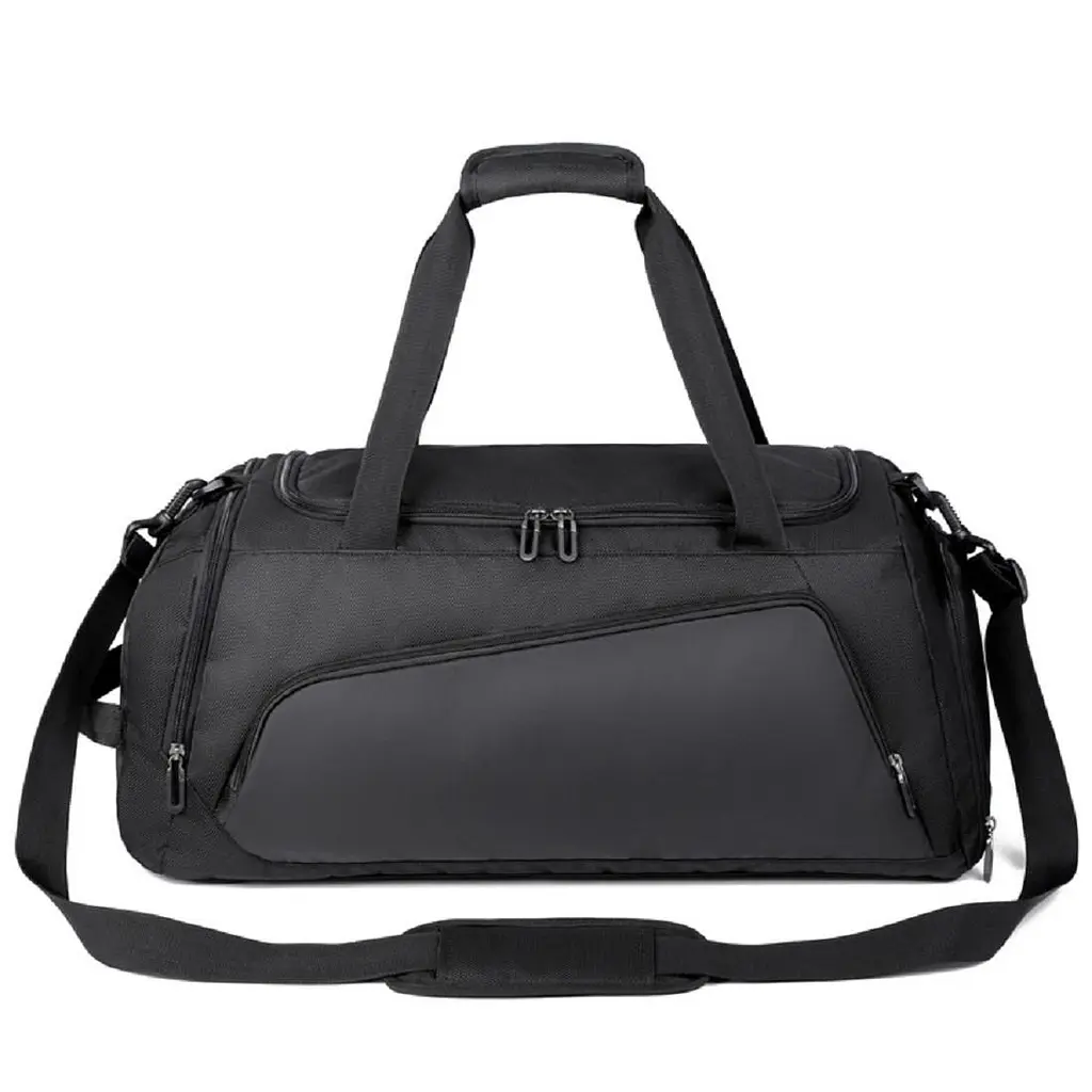 Дорожня сумка чорна текстильна Confident TB8-T17A - фото 9