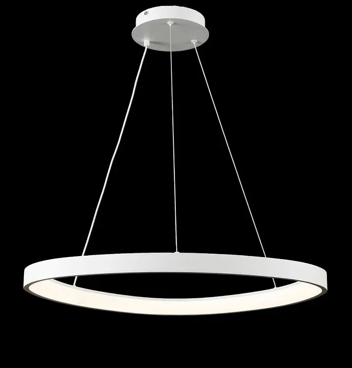 Люстра стельова LED Splendid Ray L2550/650/1, 1 лампа, 40-140 см, білий, з пультом, сучасний стиль - фото 4