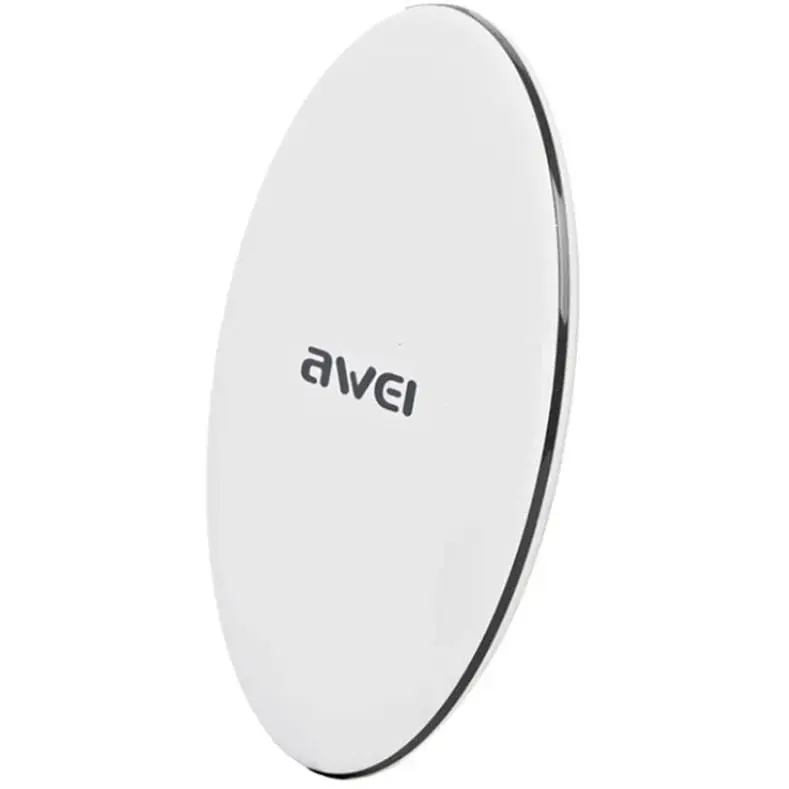 Бездротовий зарядний пристрій AWEI W6 Wireless charger White - фото 3