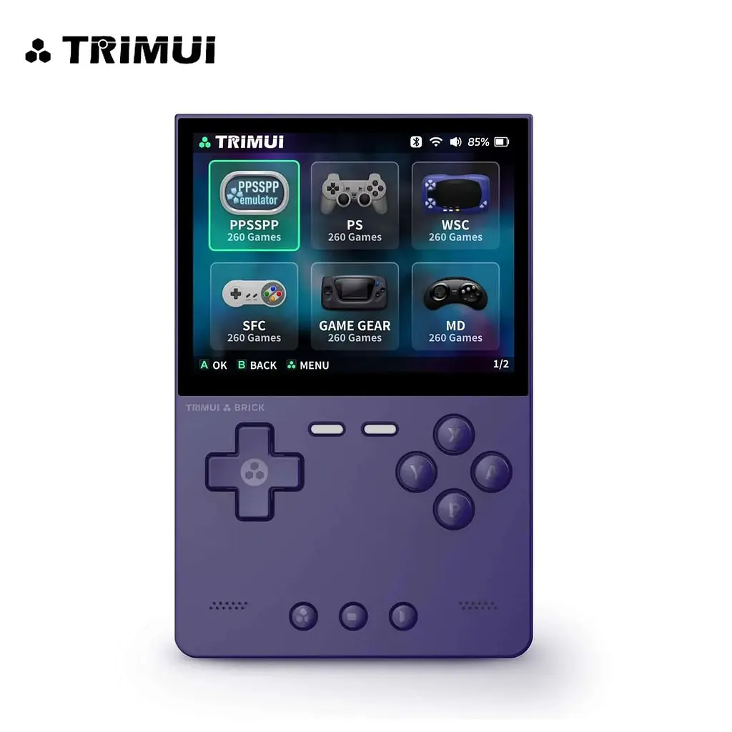 Приставка ігрова консоль TRIMUI Brick 64 GB Violet (~5000 ігор) - фото 2