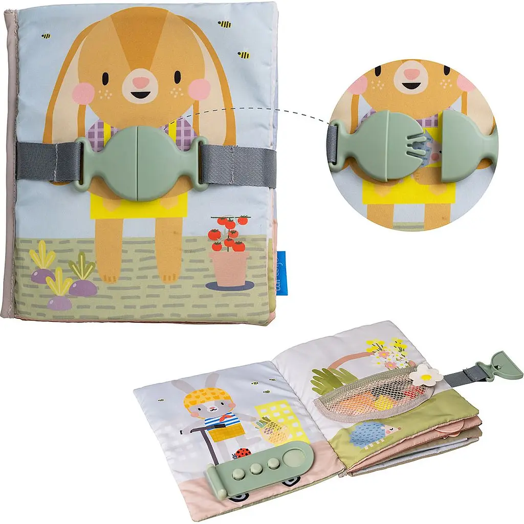 Розвиваюча м'яка книжка Taf Toys  Бізібук зайченятка (13355) - фото 2