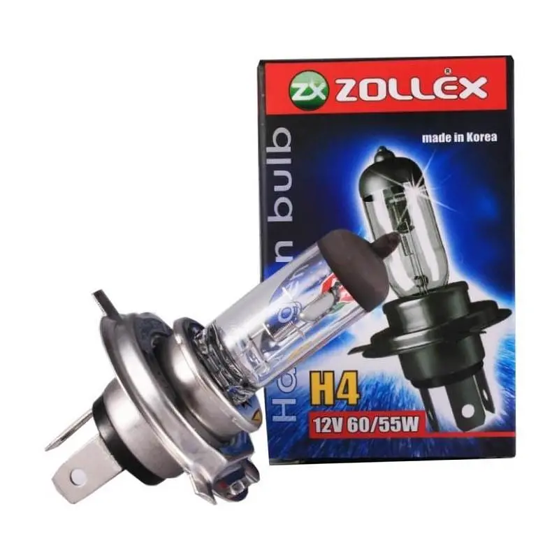 Автолампа Zollex Галоген УФ-фільтр 8924 (P43T, Н4, 2800K, 12В, 60 / 55W)