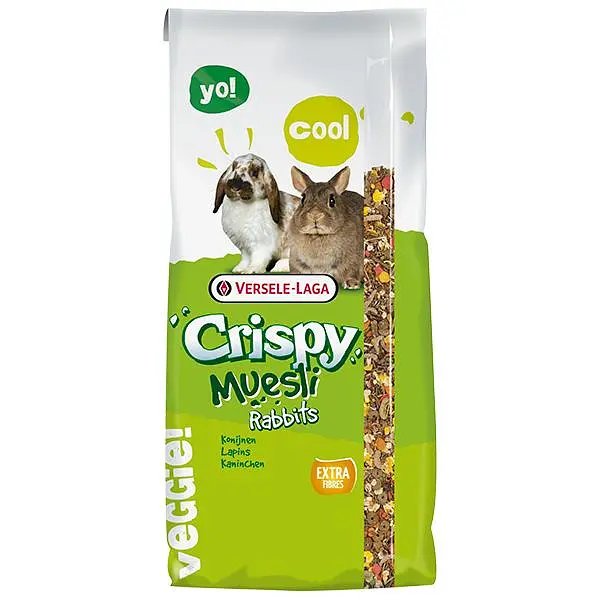 Корм для кроликів Versele-Laga Crispy Muesli Rabbits Cuni Верселе-Лага Кріспі мюслі 20 кг (611296)