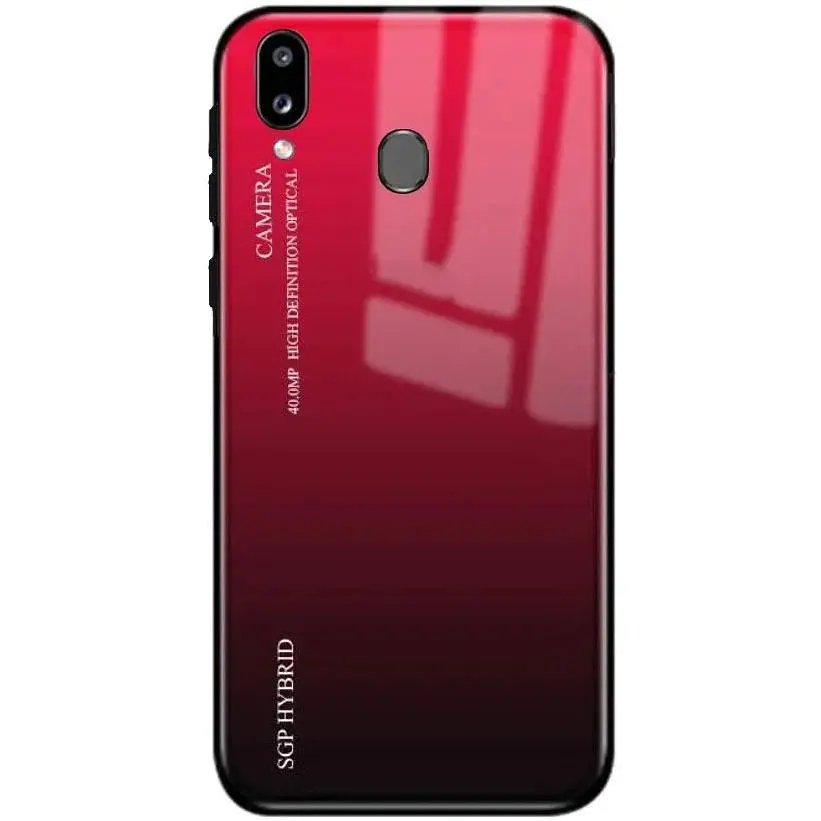 Чохол-бампер Primolux Gradient Glass для Samsung Galaxy A20 2019 (SMA205) / A30 2019 (SMA305) Red - фото 2