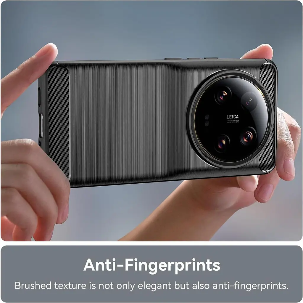 Чохол для Xiaomi Mi 13 Ultra, чохол для Xiaomi 13 Ultra, силіконовий силікон з м'якого вуглецевого волокна TPU, протиударний - фото 6