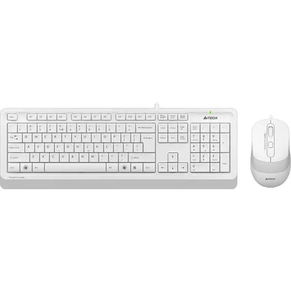 Комплект (Клавіатура та миша) A4Tech F1010 Fstyler USB White (F1010 (White))