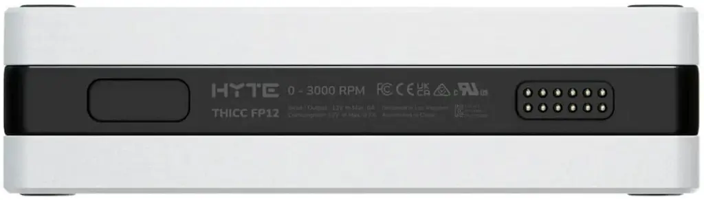 Комплект вентиляторов Hyte THICC FP12 120мм 3 Pack with controller NP50 (FAN-HYTE-FP12-BW-3NP) - фото 9
