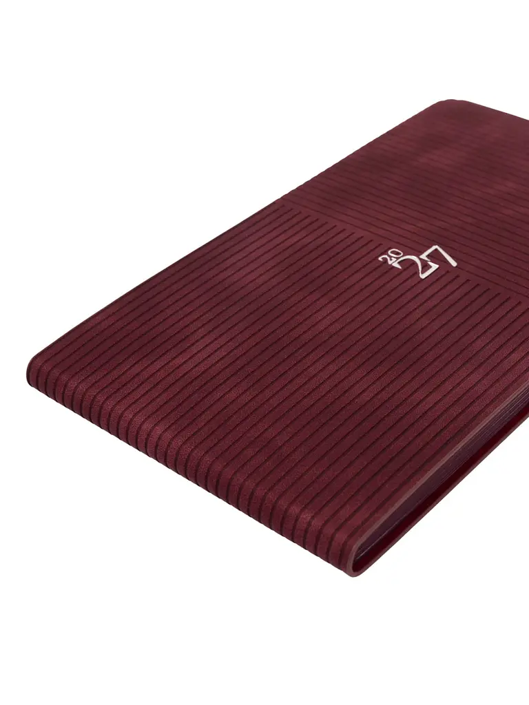 Щотижневик 2027 10х17 см LEO Planner Clarity датований винний (252787) - фото 3