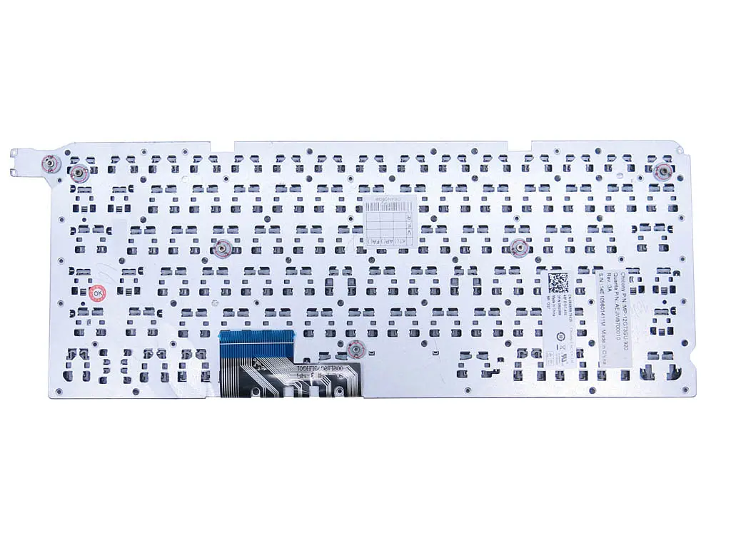Клавіатура для DELL Vostro 5460, V5460, 5470, 5480, V5480, V5470, 5470R, V5470R, 5480R, V5460D (UA Black без рамки). Оригінал. - фото 2