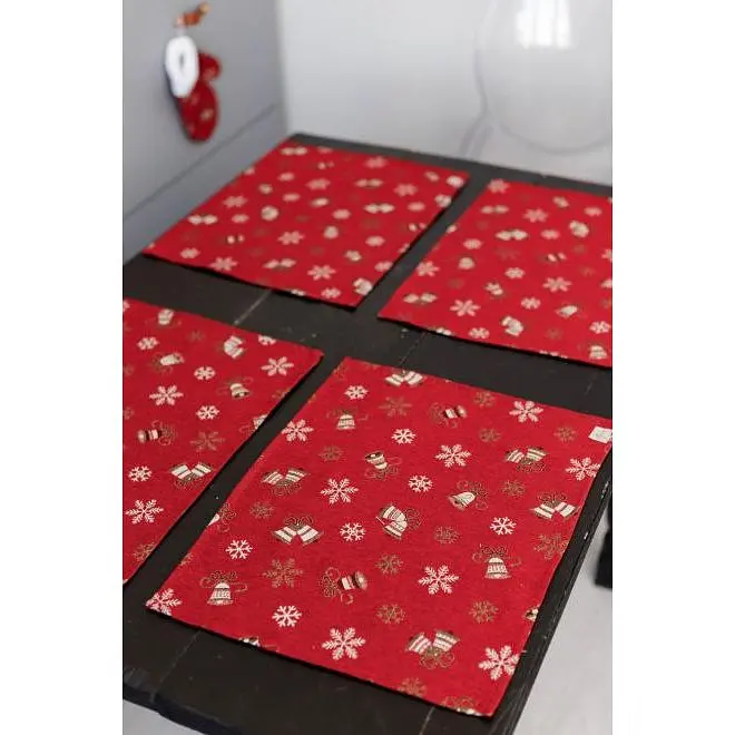 Салфетка Прованс Колокольчики на красном 35х45 см (36840) - фото 3