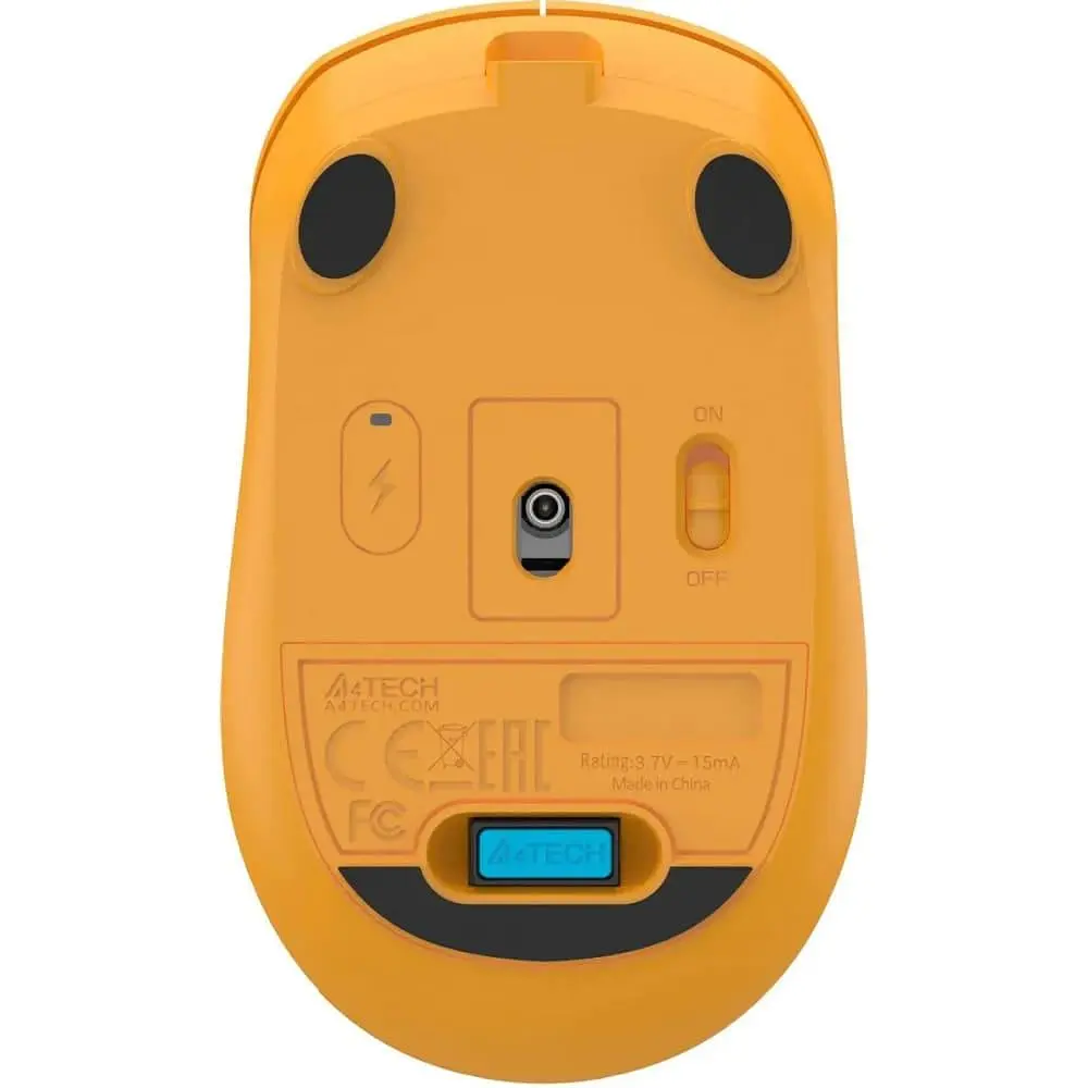 Миша A4Tech Fstyler FG15CS Air2 Yellow (FG15CS Air2 (Yellow)) - фото 7