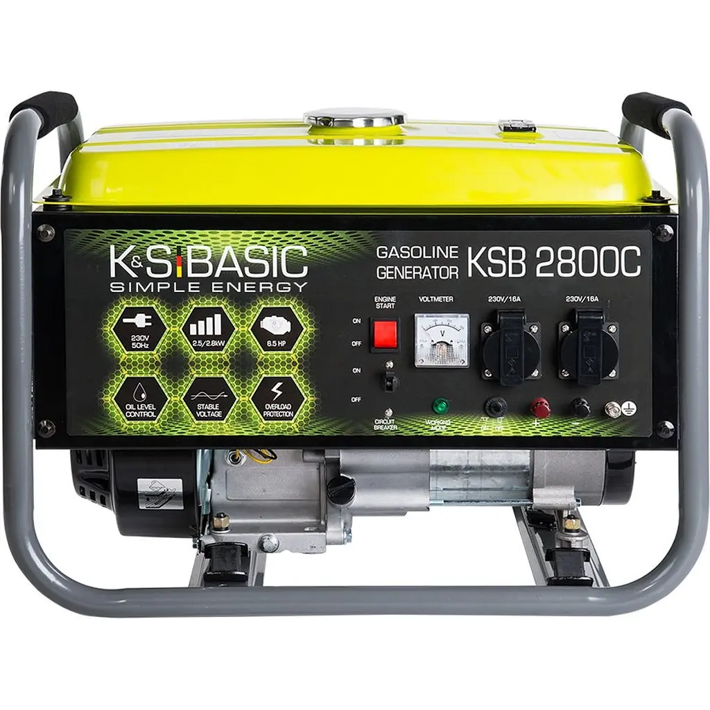 Генератор бензиновый Konner&Sohnen BASIC KSB 2800C [117121] - фото 2