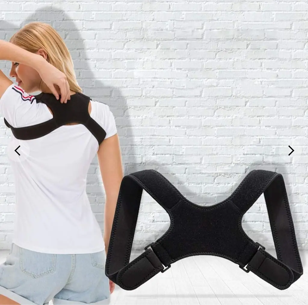 Коректор постави плечового відділу No Brand One Size Чорний (hub_wnubzd) - фото 3