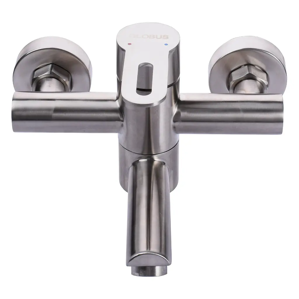 Смеситель для ванны Globus Lux Ring SR-102N Хром матовый - фото 4