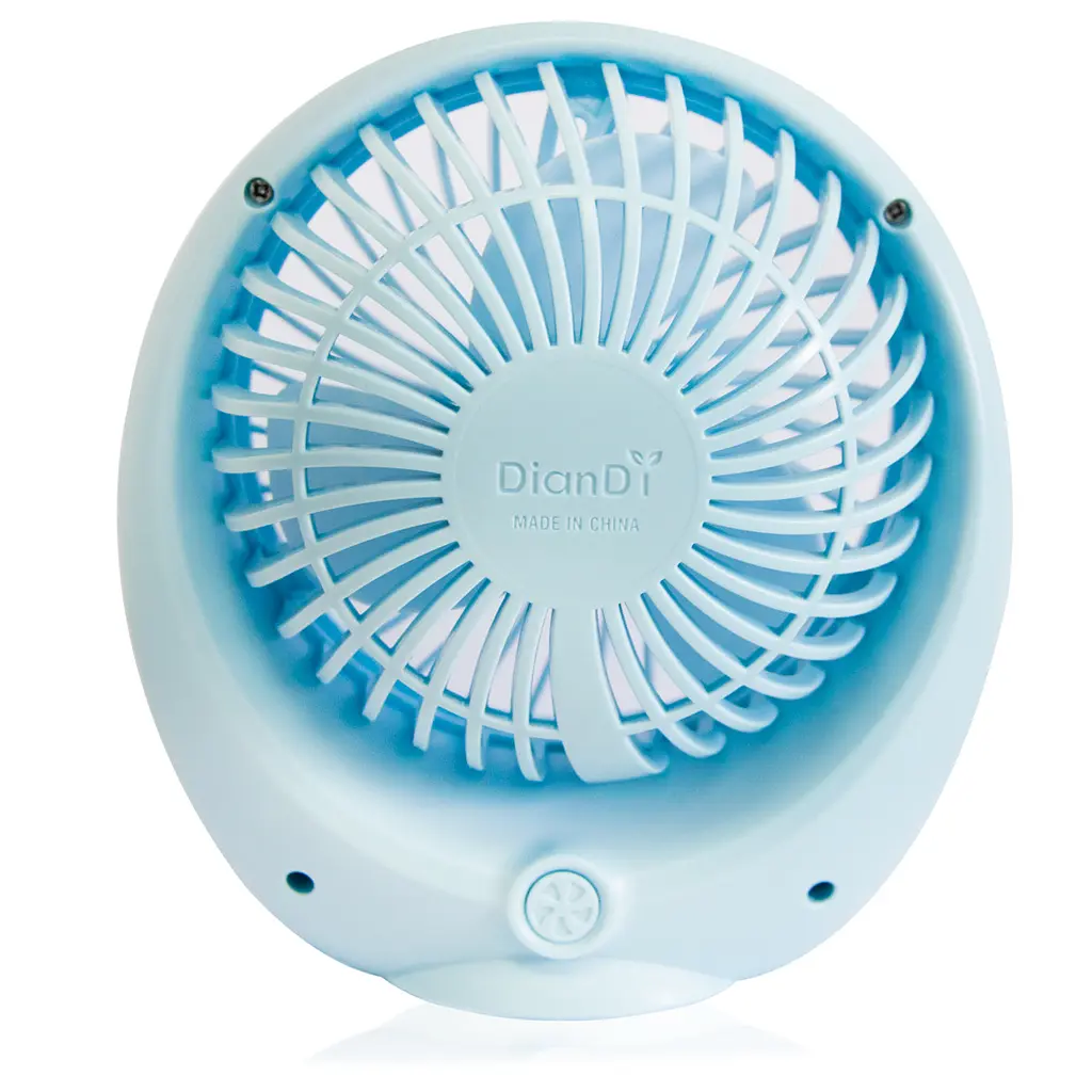 Мінівентилятор на акумуляторі "DianDi Mini Fan SQ1978" Блакитний, маленький вентилятор настільний (ST) - фото 5