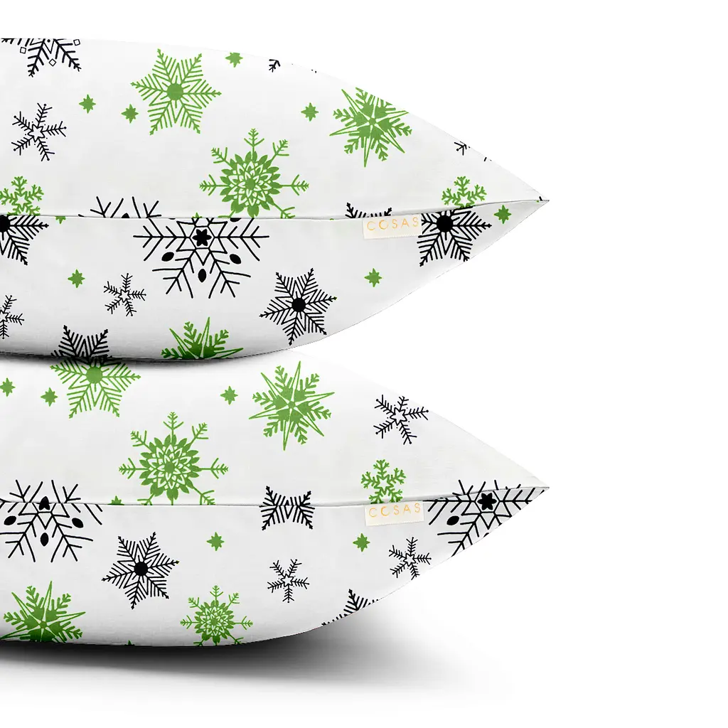 Наволочка на подушку 80х80 SNOWFLAKE COSAS (4822052328323) - фото 2
