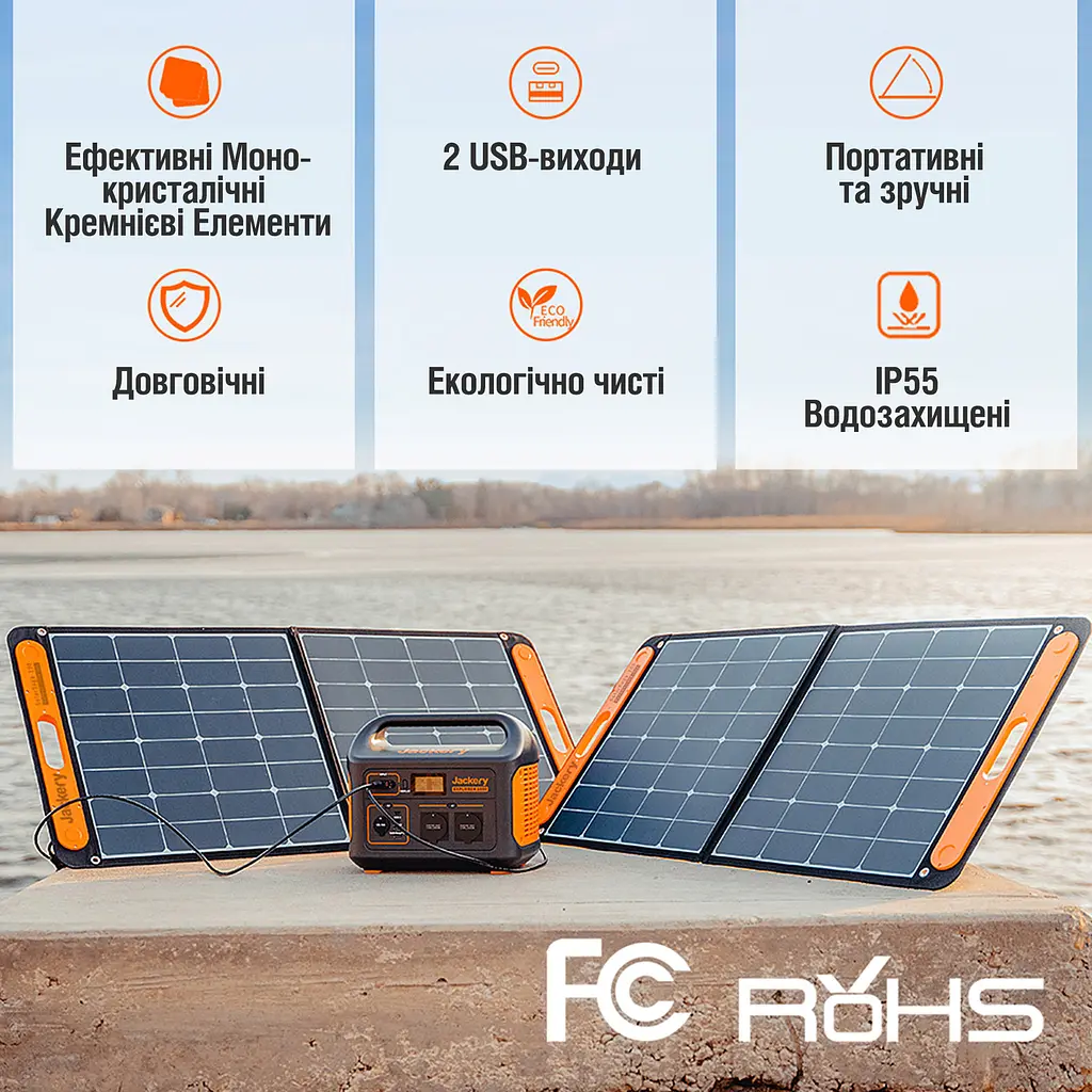 Зарядна станція Jackery SolarSaga 100W (SolarSaga100) - фото 11