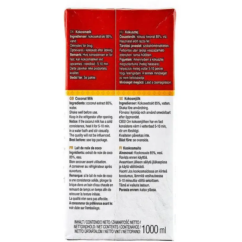 Кокосове молоко Orient Gourmet 85 % 1 л - фото 4