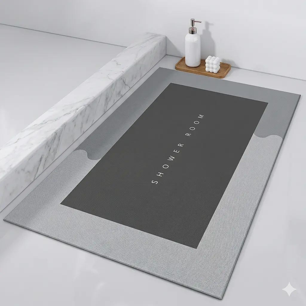 Нековзний швидковисихний килимок для ванної - фото 2