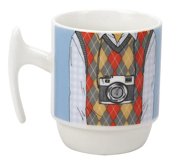 Набір чашок на металевій підставці Limited Edition Cat & Hats, 5 предметів (6518450) - фото 7