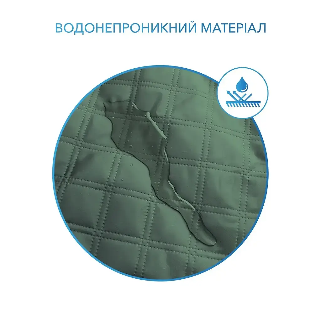 Зимовий спальний мішок з підігрівом USB 215х65, теплий спальник ковдри з підігрівом до -30 синій - фото 5