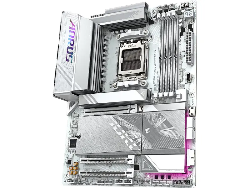 Материнська плата Gigabyte X870E AORUS ELITE WIFI7 ICE - фото 3