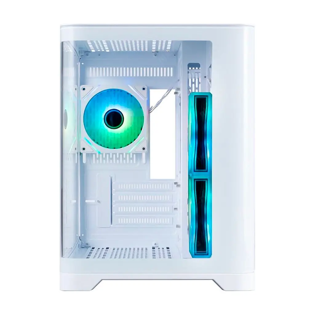 Корпус для ПК 1stPlayer UV6-WH-2FC7R-W-1FC7-W - фото 2