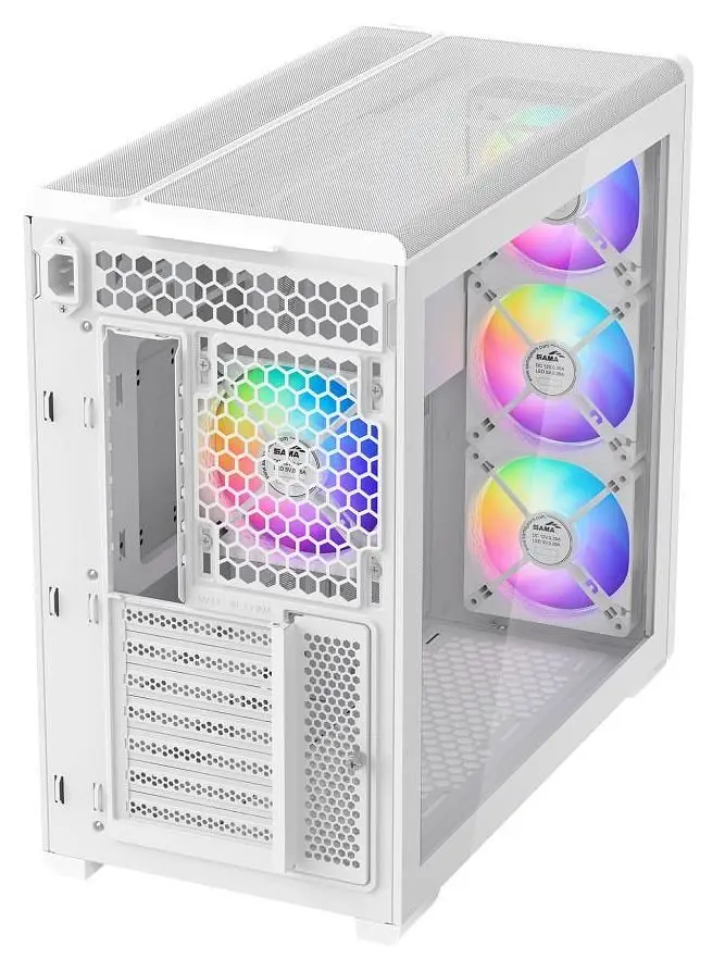 Корпус SAMA S50 без БЖ (S50-WHAGA4X1-GL) White - фото 8