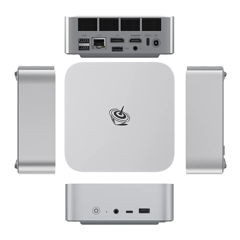 Неттоп Beelink SER8 Silver Ryzen 7 8845HS 32Gb DDR5 1Tb SSD GLan 2xUSB 3.2 2xType-C HDMI/DP Windows 11 Pro крепление VESA (9Y.EU3600834N10) - фото 6