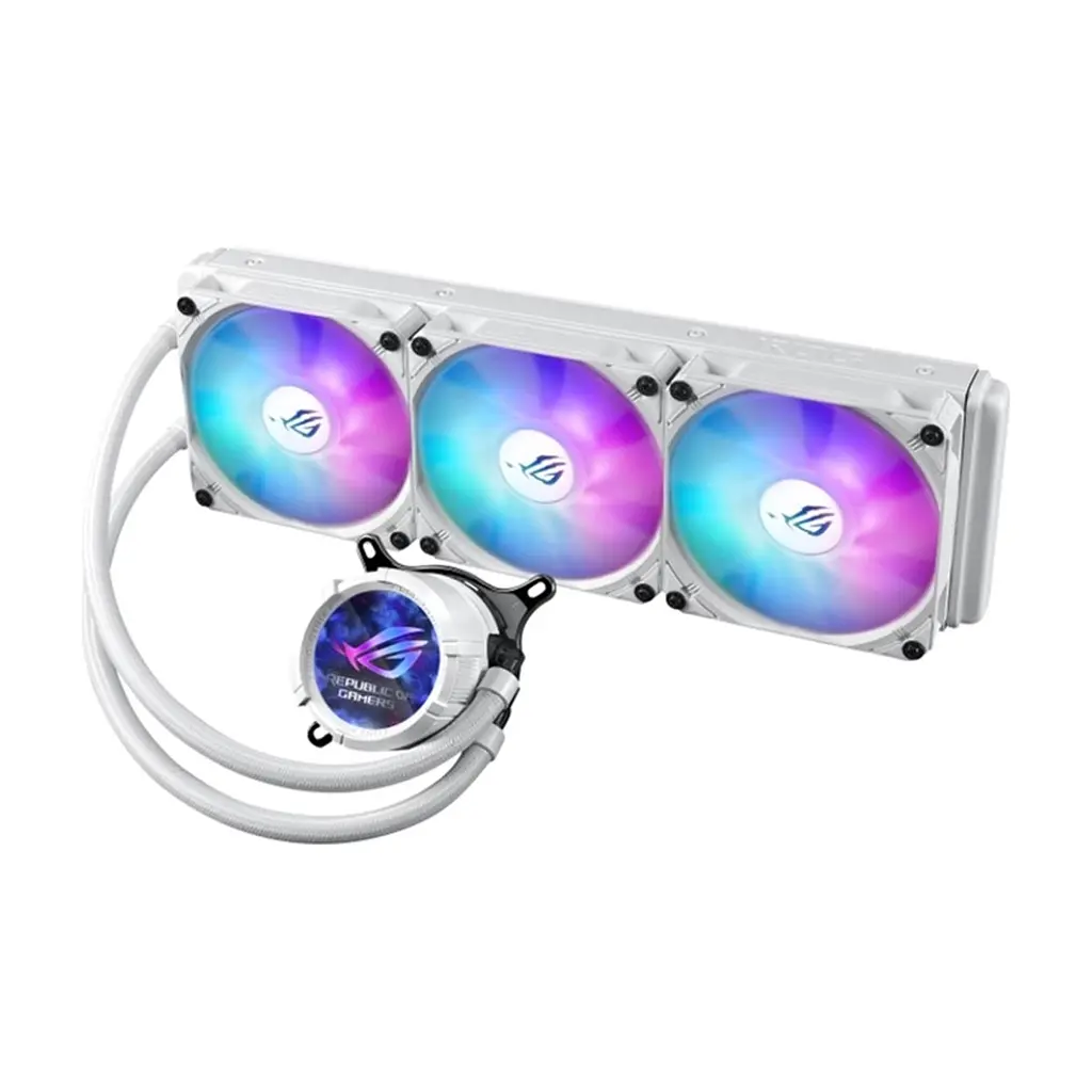 Система рідинного охолодження ASUS ROG Strix LC III 360 ARGB LCD White (90RC00W2-M0UAY0) - фото 4