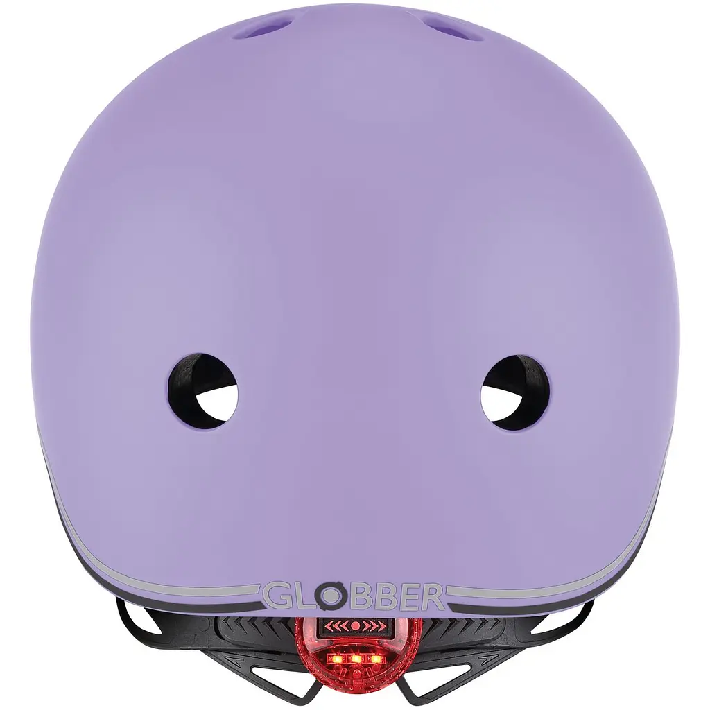Шолом захисний дитячий Globber Go Up Lights 45-51 см з ліхтариком лавандовий (506-103) - фото 5