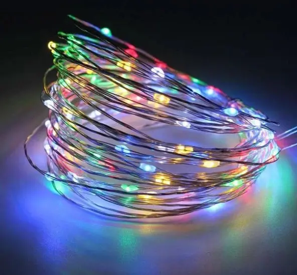 Xmas гірлянда 200 LED медний проволока Капля роси 20M Мультицветная 220V (47658-7248_151) - фото 4