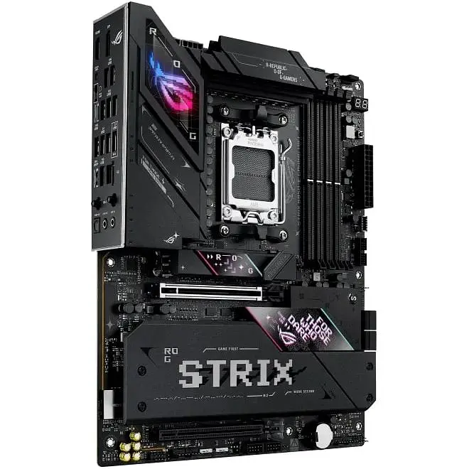 Материнская плата Asus Rog Strix B850-E Gaming WIFI sAM5 B850 4xDDR5 M.2 HDMI DP USB Type-C WiFi BT ATX - фото 3