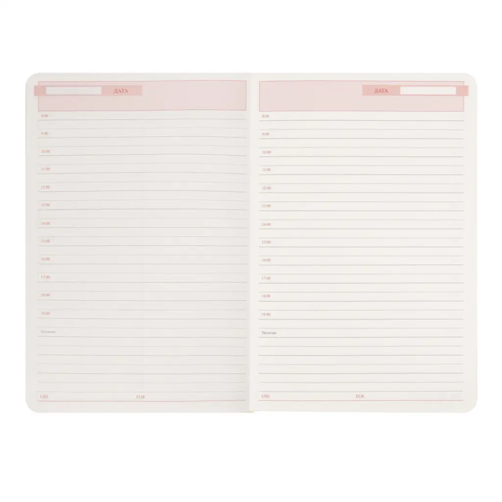 Діловий блокнот Leo Planner м'який А5 Toscana 252773 320 аркушів пісочний - фото 10
