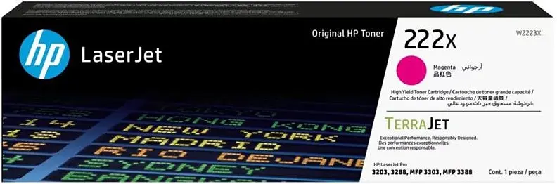 Картридж HP 222X CLJ Pro 3203/3303 Magenta 2500стр teh0015368 - фото 2