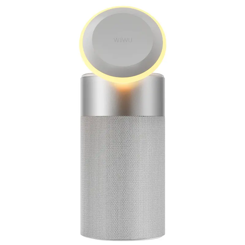 БЗП Wi-W022 3 in 1 Wireless Charger+Bluetooth Speaker White Wiwu teh0029892 - фото 2