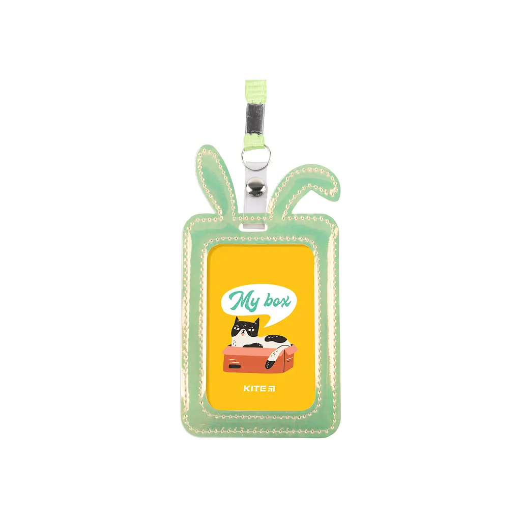Бейдж Kite Bunny, з голографічним ефектом, зелений (K22-449-03) - фото 2