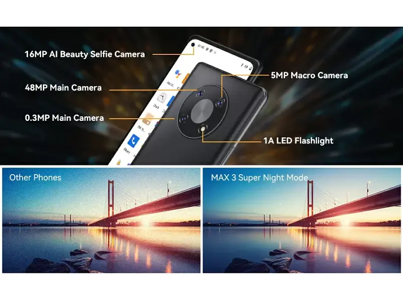 Смартфон CUBOT Max 3 4/64GB Black - фото 7