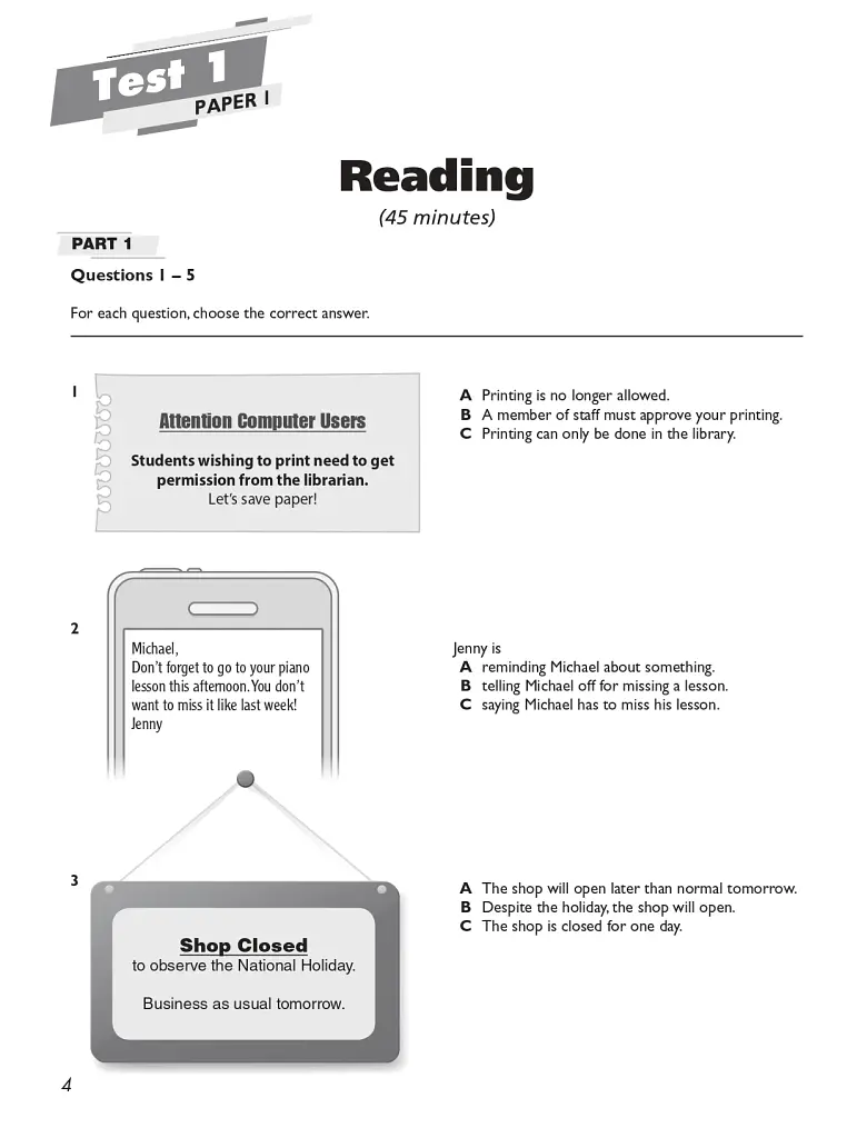 Practice Tests B1 Preliminary. Student's Book - фото 2