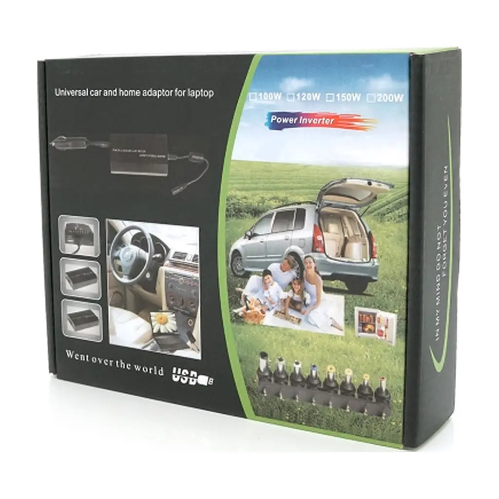 Блок живлення до ноутбуку Voltronic 100W Universal + Auto(12V), ручн. регулювання, 8 роз'ємів (02527 / YT-YBB/100W) - фото 4