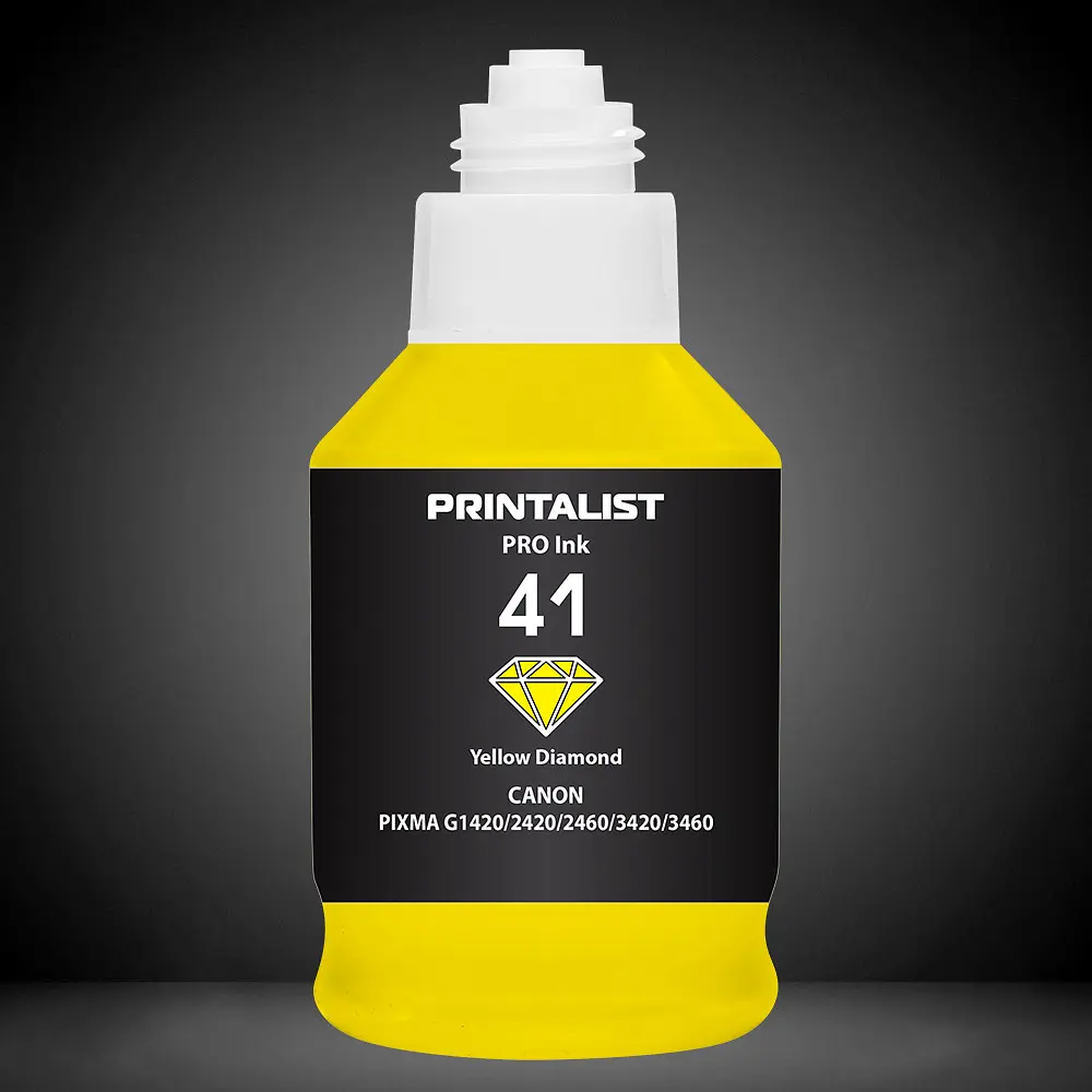 Чорнило PRINTALIST GI-41 для Canon Pixma G2420/3420 190г Yellow водорозчинне (PL41Y) - фото 5