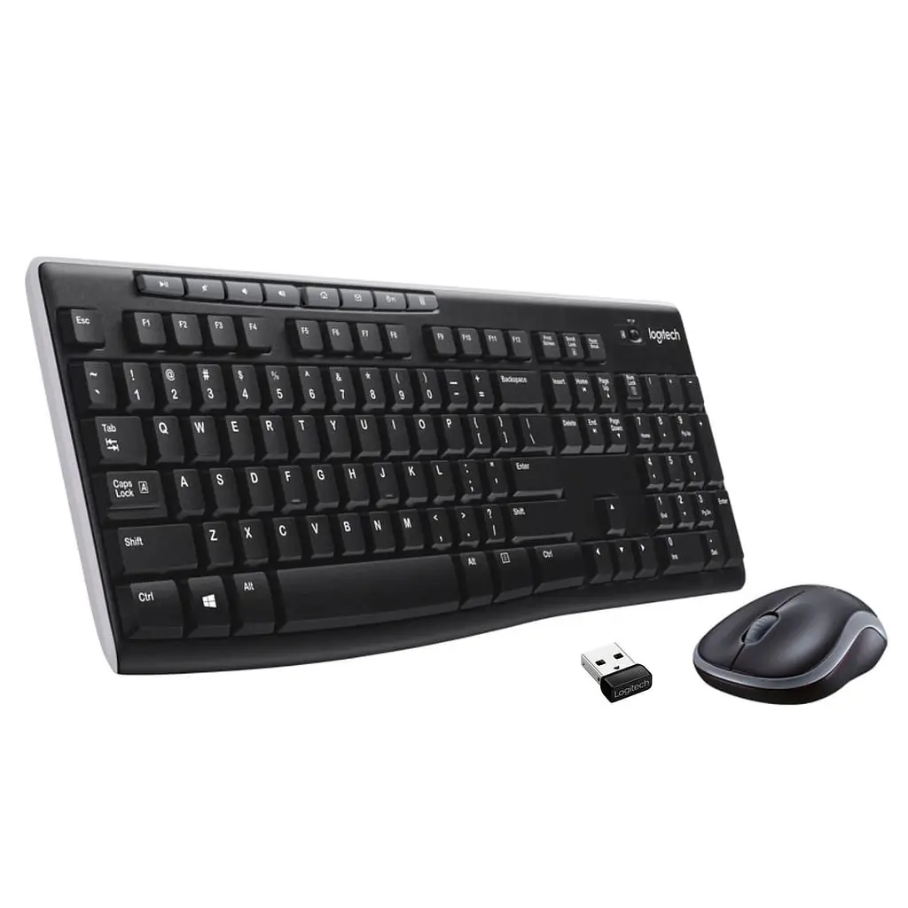 Комплект (Клавіатура та миша) Logitech MK270 Combo Wireless Graphite (920-004508)